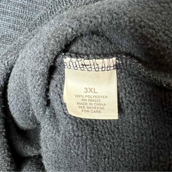 Magellan Mens Mag Warmth Hunt Gear Sweater Size 3XL Blue 1/4 Snap Sweatshirt - Picture 9 of 12